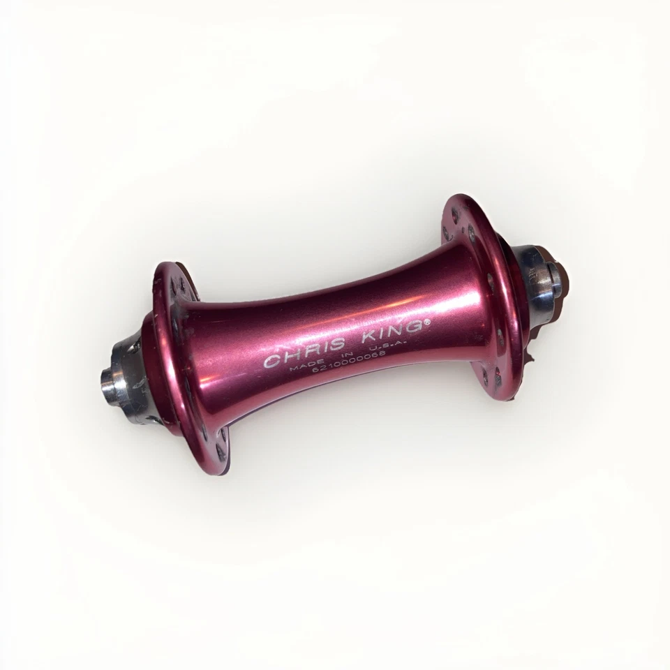 Freio Chris King R45 20h cubo dianteiro aro Qr rosa/vermelho  - Imagem 1 de 4