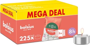 - Confezione Grande Di Lumini - 225 Pezzi - 8 Ore Di Combustione - Bianco - Cont - Foto 1 di 12