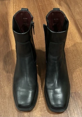 Franco Sarto Women's Gracelyn Ankle Boot - Black Leather - Size 11M - EUC - Image 1 of 4