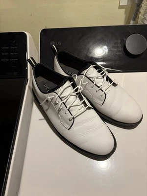 New Men's Footjoy Premiere Series Field Spikeless Golf Shoes - White/Black - 9W - Image 1 of 4