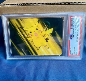 PSA 10 Pop 22 Pikachu Water Blast! #18 Pokemon VIZ VHS Pioneer Lenticular - Picture 1 of 2