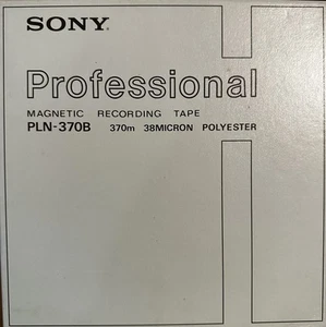Sony PLN-740B Professional Mastering Reel Tape, SP, 10" Reel, 2400 ft - Picture 1 of 2