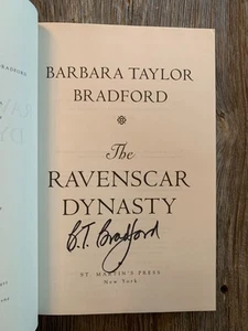 SIGNED - The RAVENSCAR DYNASTY by Barbara Taylor Bradford (2006, Hardcover) - Foto 1 di 8