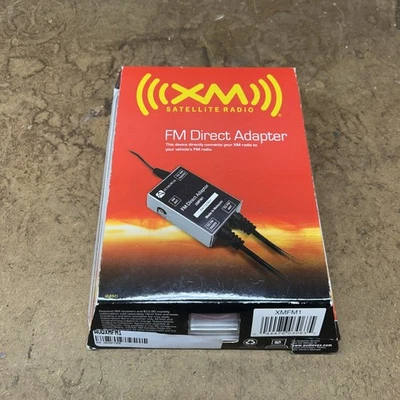 Audiovox XMFM1 XM Rádio Satélite Adaptador FM Direto - Com Caixa Nova - Imagem 1 de 4