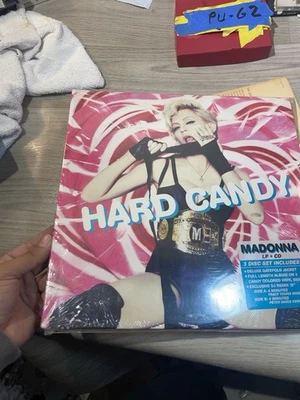 1st press MADONNA HARD CANDY 3-LP+CD 2008 MISPRESS SOLID Blue Pink NM/vg - Image 1 of 4