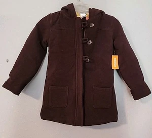 Gymboree Harvest Brown Quilted Lined Hooded Coat Girls Sz 7 Orig $79 NWT - Picture 1 of 5
