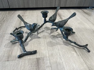 Bronze Bird Candle Holder - Picture 1 of 6