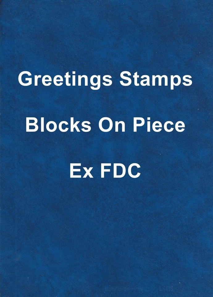 GB Greetings Stamps FU Blocks On Piece ex FDC ~ Select From List - Image 1 of 1
