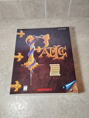 RARE Fable OG Big Box Point-and-Click PC Game (PC, MS-DOS 1996) Sirtech Complete - Image 1 of 4
