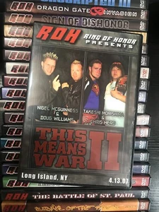 ROH Ring Of Honor DVD - THIS MEANS WAR 2 2007 - Rare OOP Pro Wrestling - Bild 1 von 2