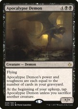 FOIL Apocalypse Demon | MtG Magic Hour of Devastation | English | Near Mint