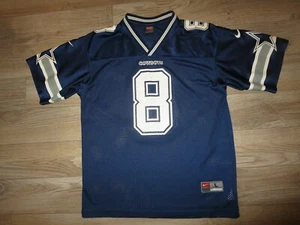 Troy Aikman #8 Dallas Cowboys Super Bowl NFL Nike Jersey Youth L 14-16 children - Picture 1 of 3