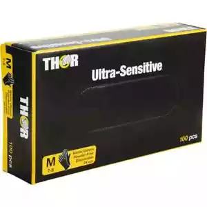 handschuhe Thor Ultra Sensitive schwarz M 100er, ab 5 Artikel Versand kostenlos - Bild 1 von 1