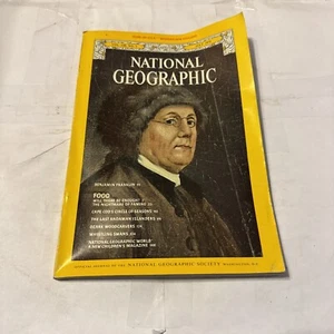 National Geographic July 1975 Benjamin Franklin Enough Food Cape Cod Ozark Swan - Imagen 1 de 2