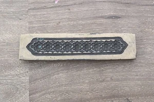 Vintage Type handmade Cast Brass Jewelry Die Mold Hand Engraved Stamp Seal die - Picture 1 of 7