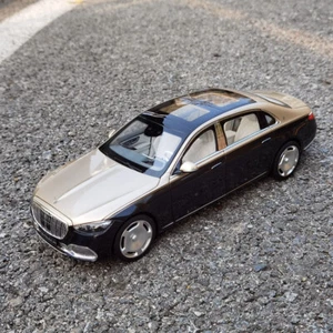 Norev 1/18 Maybach Benz S680 X223 S Class 2021 Diecast Model Car White Dark red - Picture 1 of 13
