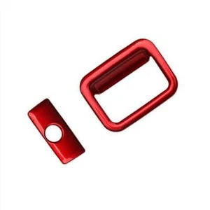 For 2018-2021Toyota Camry ABS Red Car Co-pilot Storage Box Handle Trim Cover 2x - Picture 1 of 5