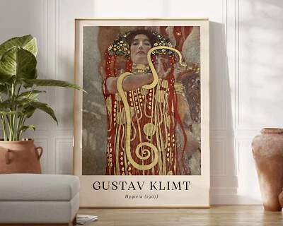 Gustav Klimt Print Gustav Klimts Hygieia 1907 Gustav Klimt Poster Klimt - Image 1 of 2