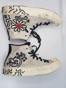 Converse Chuck Taylor All-Star 70 Hi Keith Haring Egret Men's 9.5 Women's 11.5 - Picture 1 of 10