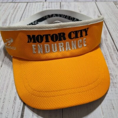 Motor City Endurance Triathlon Team Head Sweats Sun Golf Visor Cap Flex Fit OSFM - Image 1 of 4