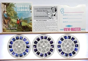 Heidi by Johanna Spyri 3-reel Set B425 - Sawyers S5 View-Master Packet - Picture 1 of 6