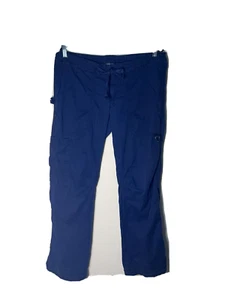 KOI by Kathy Peterson Style 6018 Scrub Pants Blue Women's Size S - B7 - Picture 1 of 4