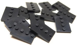 Lego 10 New Black Tiles 3 x 4 Series 20 21 22 23 24 25 Display Stands w/ Studs - Picture 1 of 3