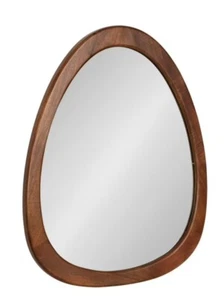 Kate and Laurel McKinder Asymmetrical Wood Wall Mirror 24 x 28 - Picture 1 of 3
