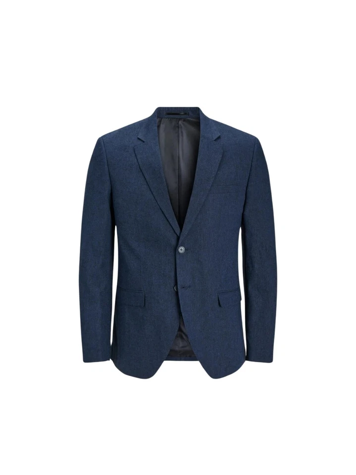 Giacca Jack & Jones da Uomo, in misto lino, colore Blu Scuro Modello: 1222872... - Imagen 1 de 1