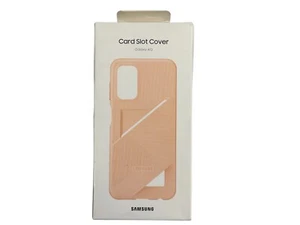Genuine Samsung Card Slot Cover case EF-OA135 - Peach - for Galaxy A13 - Picture 1 of 9