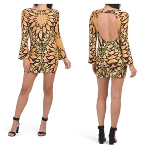 Neu mit Etikett Zara figurbetontes Minikleid Damen XS mehrfarbig Retro - Bild 1 von 12