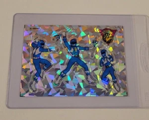 MIGHTY MORPHIN POWER RANGERS Billy 1994 Prism VENDING MACHINE STICKER CARD NM/MT - Picture 1 of 3