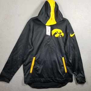 NWT Nike Iowa Hawkeyes Therma Scuba Hoodie Men’s Large Performance - Picture 1 of 11
