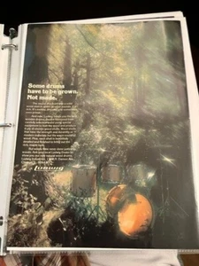 LUDWIG DRUMS PRINT AD - Picture 1 of 1