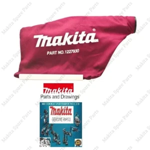Sac à poussière en tissu Makita pour raboteuses DKP180/BKP180/KP0800/KP0810 -122793-0 - Photo 1/4