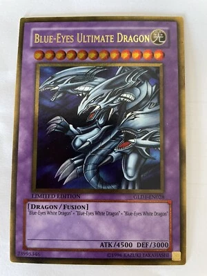 Blue-Eyes Ultimate Dragon GLD1 Light Play Limited GLD1-EN028 - Image 1 of 4