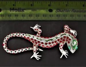 Fashion Costume Jewelry Gecko Pin #3 Brooch FAST FROM USA - Picture 1 of 2