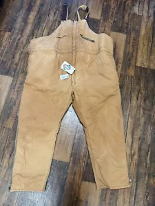 Key Outerwear Bib Overalls Men Size 5XL Reg, Insulated Lined NOS - Picture 1 of 12