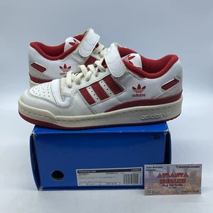 Size 5 - adidas Forum 84 Low Team Power Red White Tan (GY6981) - Picture 1 of 9