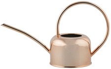 Vintage Style Small Gold Coloured Zinc Watering Can 1L