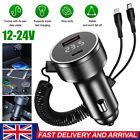 Fast Car Charger Usb Cigarette Lighter Socket Dual Adapter For Iphone Samsung