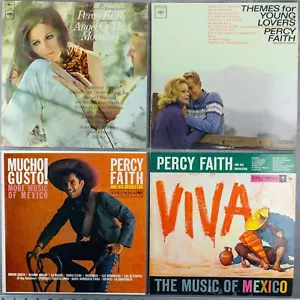 PERCY FAITH AND HIS ORCHESTRA 4-RECORD LOT: Themes for Young Lovers, +3 - Foto 1 di 10