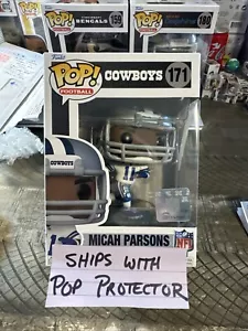 Funko Pop - NFL - Micah Parsons Dallas Cowboys #171 - Free Pop Protector - Picture 1 of 1