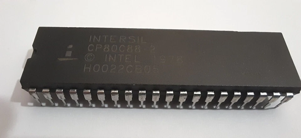 Intersil CP80C88-2 DIP40 8MHz retro CPU Prozessor - Bild 1 von 1