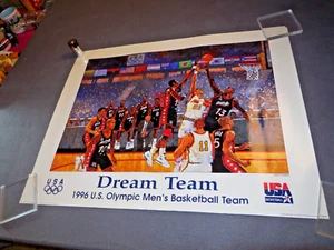 U10 1996 Bart Forbes U.S. Olympic Basketball Team Dream Team Poster 28x22 - Picture 1 of 8