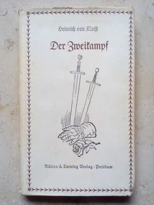 Der Zweikampf von Heinrich von Kleist ca. 1920 - Bild 1 von 5