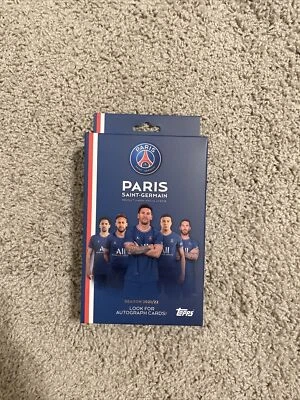 2021-22 Topps PSG Paris Saint Germain Team Set Possible Mbappe/Messi Autographs - Image 1 of 2