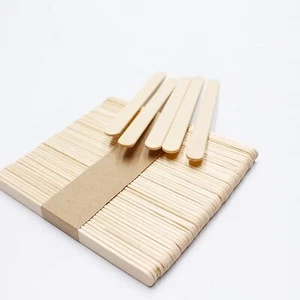 Wooden Popsicle Sticks for Lolly Mixing and Ice Cream Wood Art and Craft Polishd - Picture 1 of 7