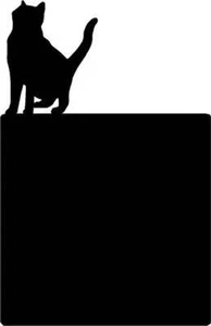Cat #13 Magnetic Memo/ Bulletin Board - Made in the USA - Picture 1 of 2
