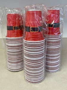 500 Pcs Christmas Plastic Cups Bulk 16 oz Christmas Stadium Cups Disposable C... - Picture 1 of 2